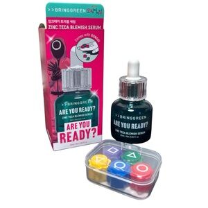 BRINGGREEN Zinc Teca Blemish Serum 25ml with Free GONGGI Squid Game NWT